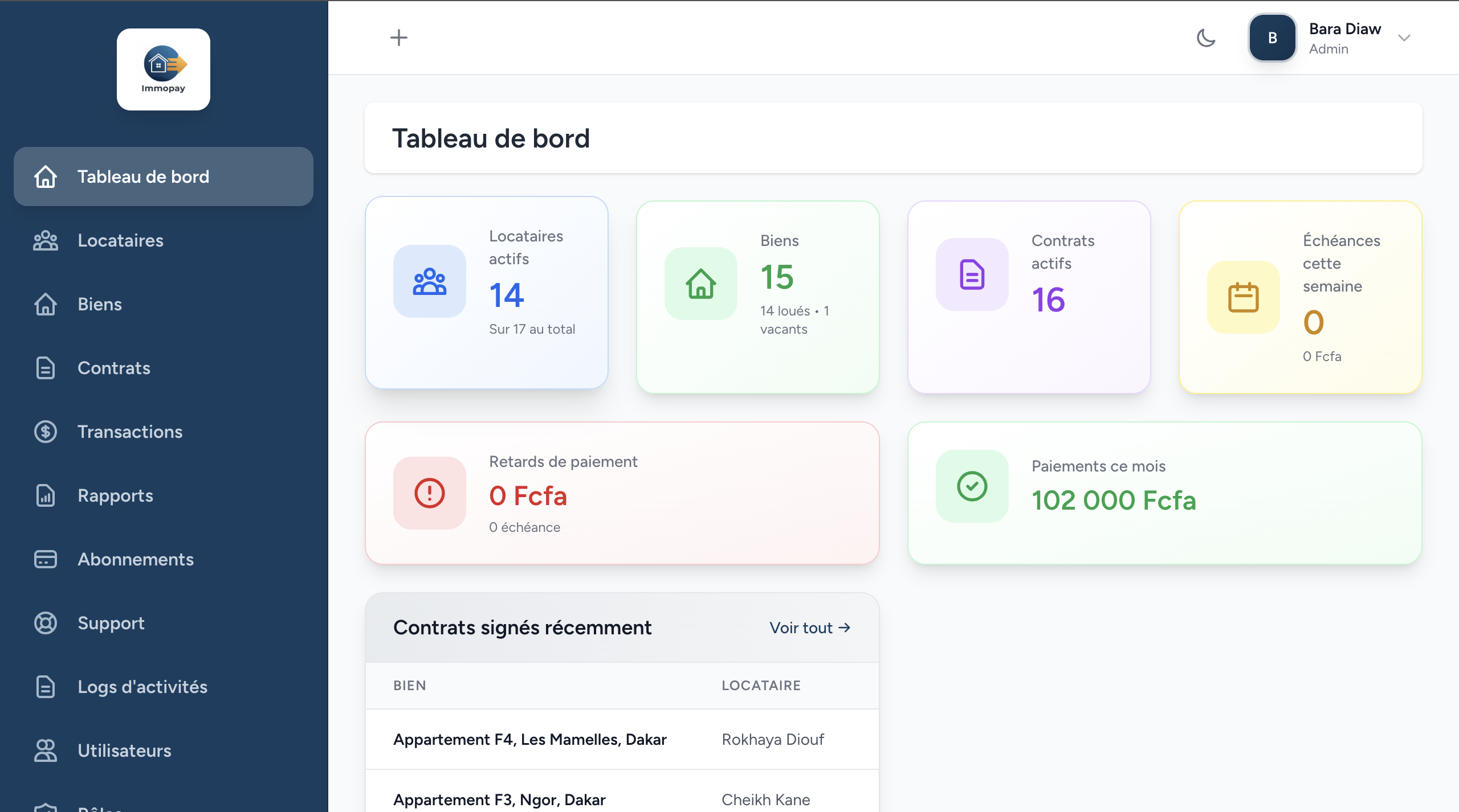 Immopay : SaaS de Gestion Locative